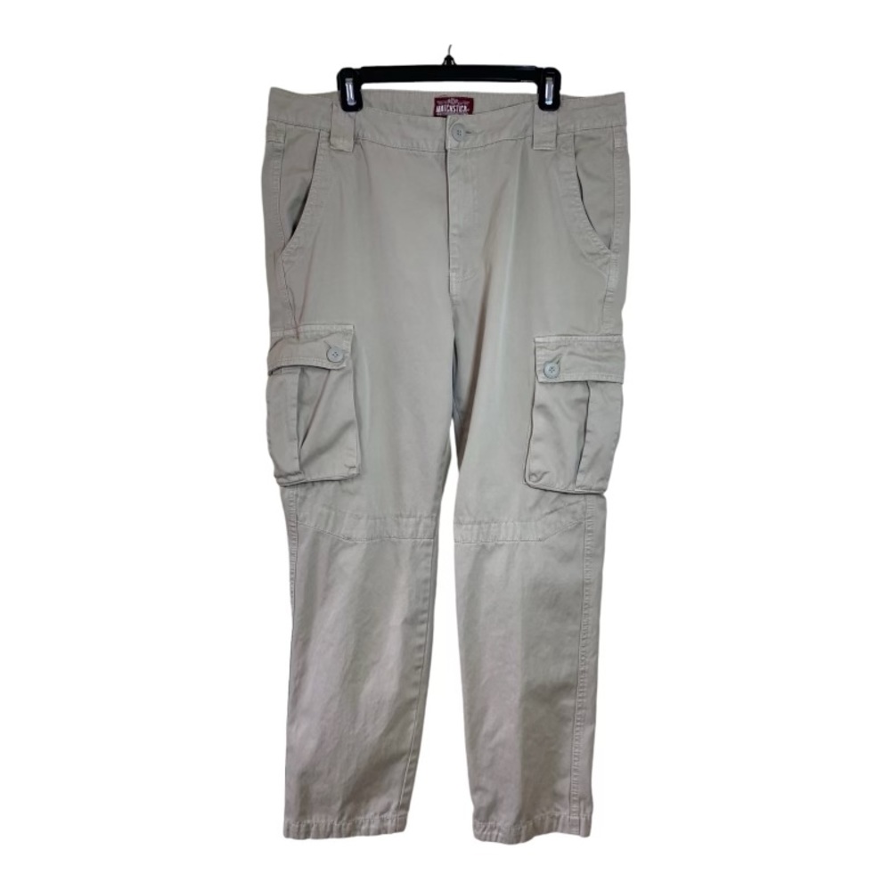 Matchstick Cargo Pants Men’s 38x32 Draw String 6 Pockets Khaki